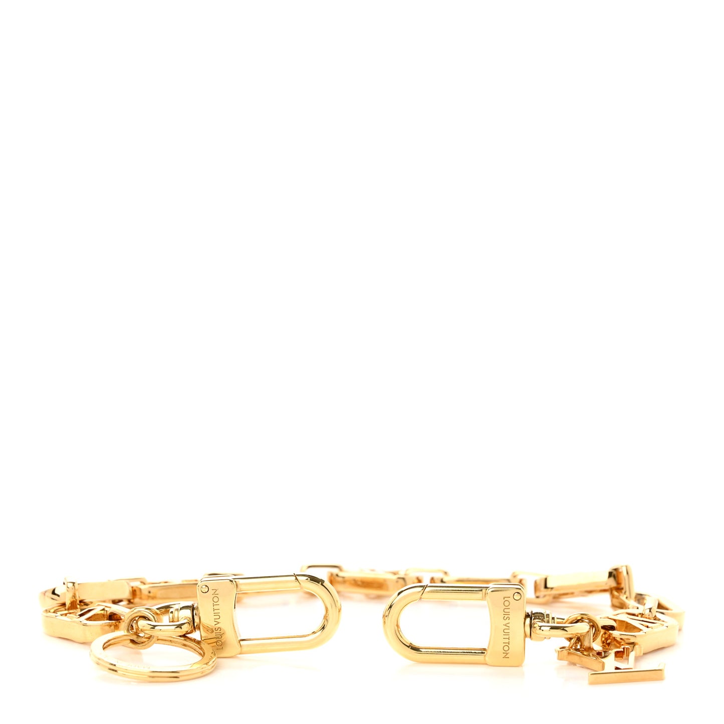 Metal My LV Chain Bag Charm Gold