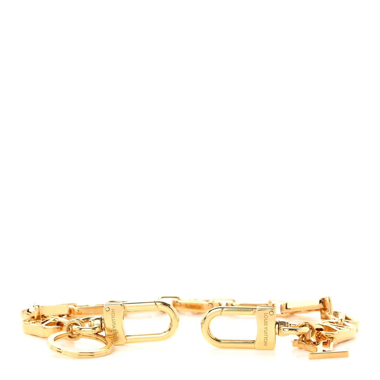 Louis Vuitton Metal My LV Chain Bag Charm Gold 3 of 6