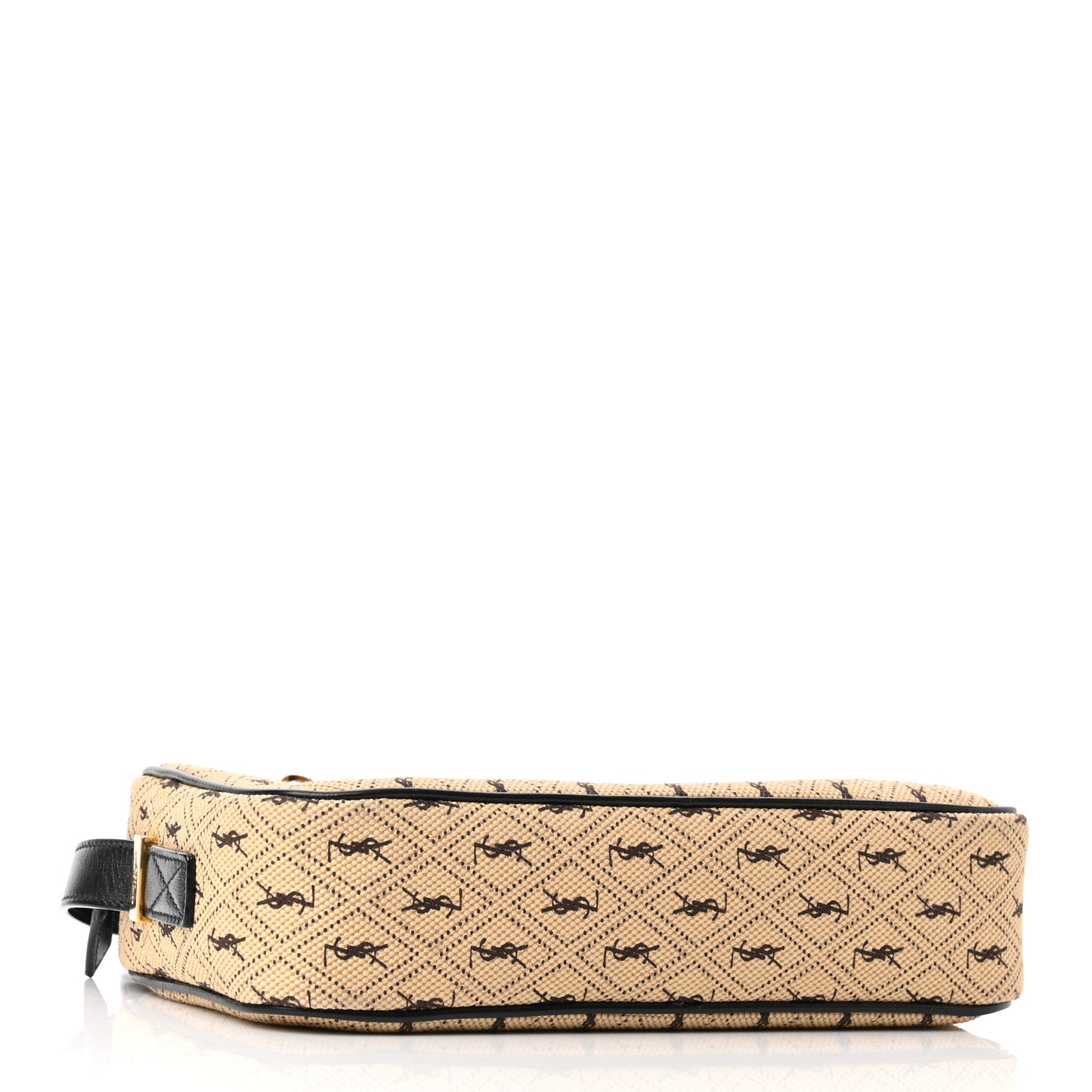 Canvas Monogram All Over Camera Bag Beige