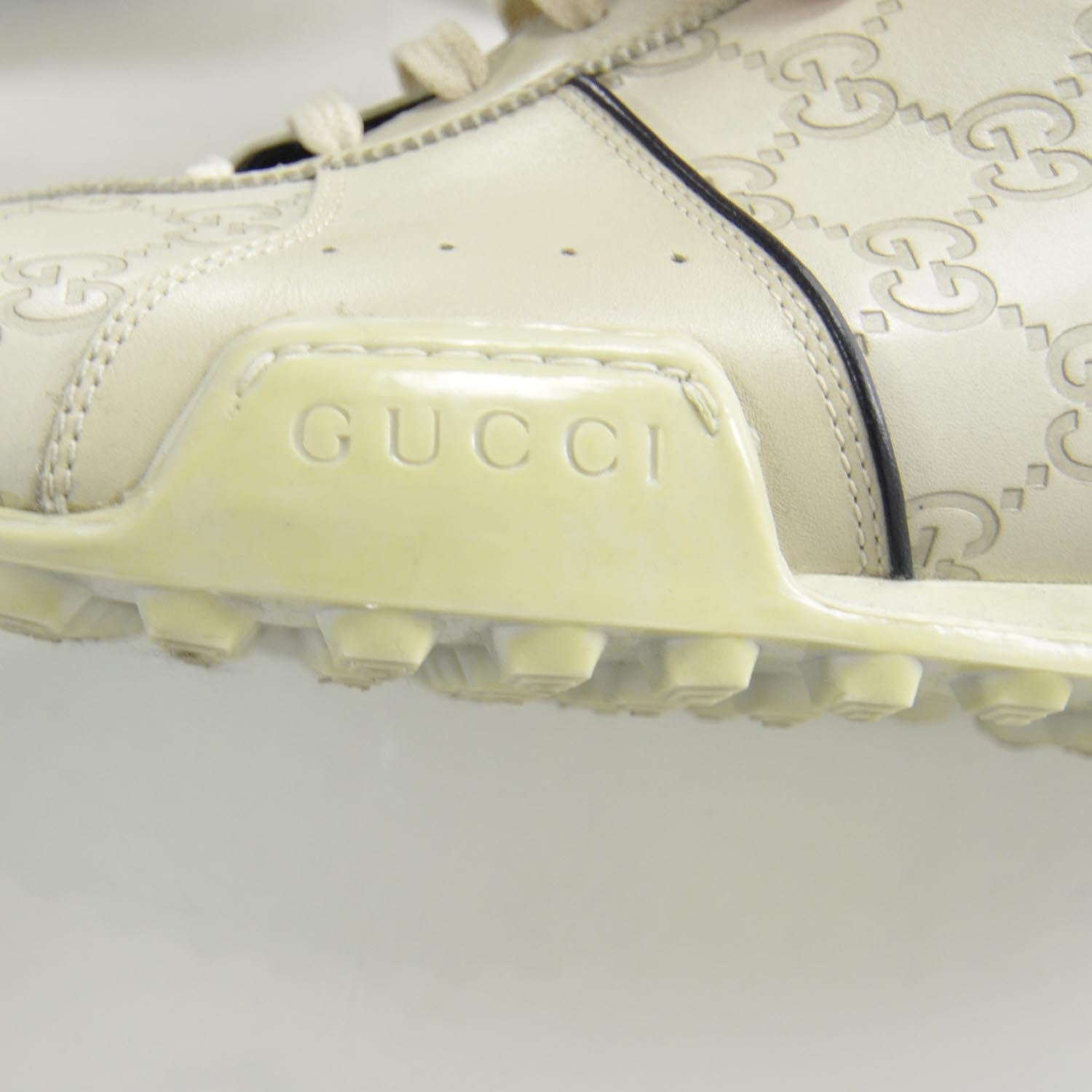 Gucci Mens Guccissima Driver Sneakers 9 6 of 7