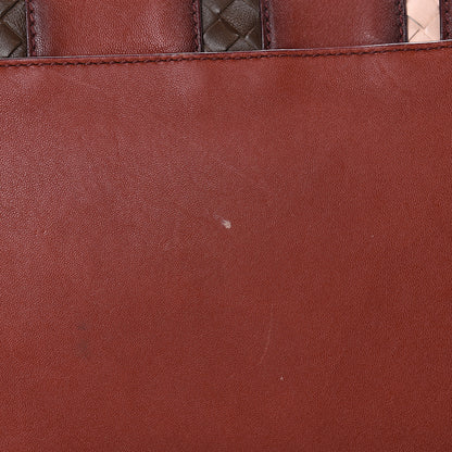 Bottega Veneta Calfskin Nappa Intrecciato Tote Brique Flamingo Truffle 22 of 23