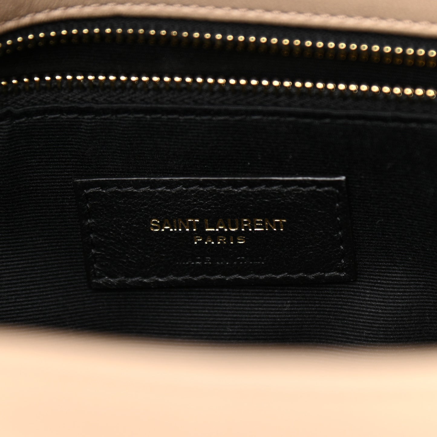 Lambskin Matelasse Monogram Medium Niki Chain Satchel Dark Beige