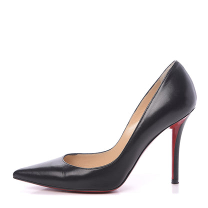 Christian Louboutin Shiny Nappa Apostrophy 100 Pumps 36.5 Black 1 of 10