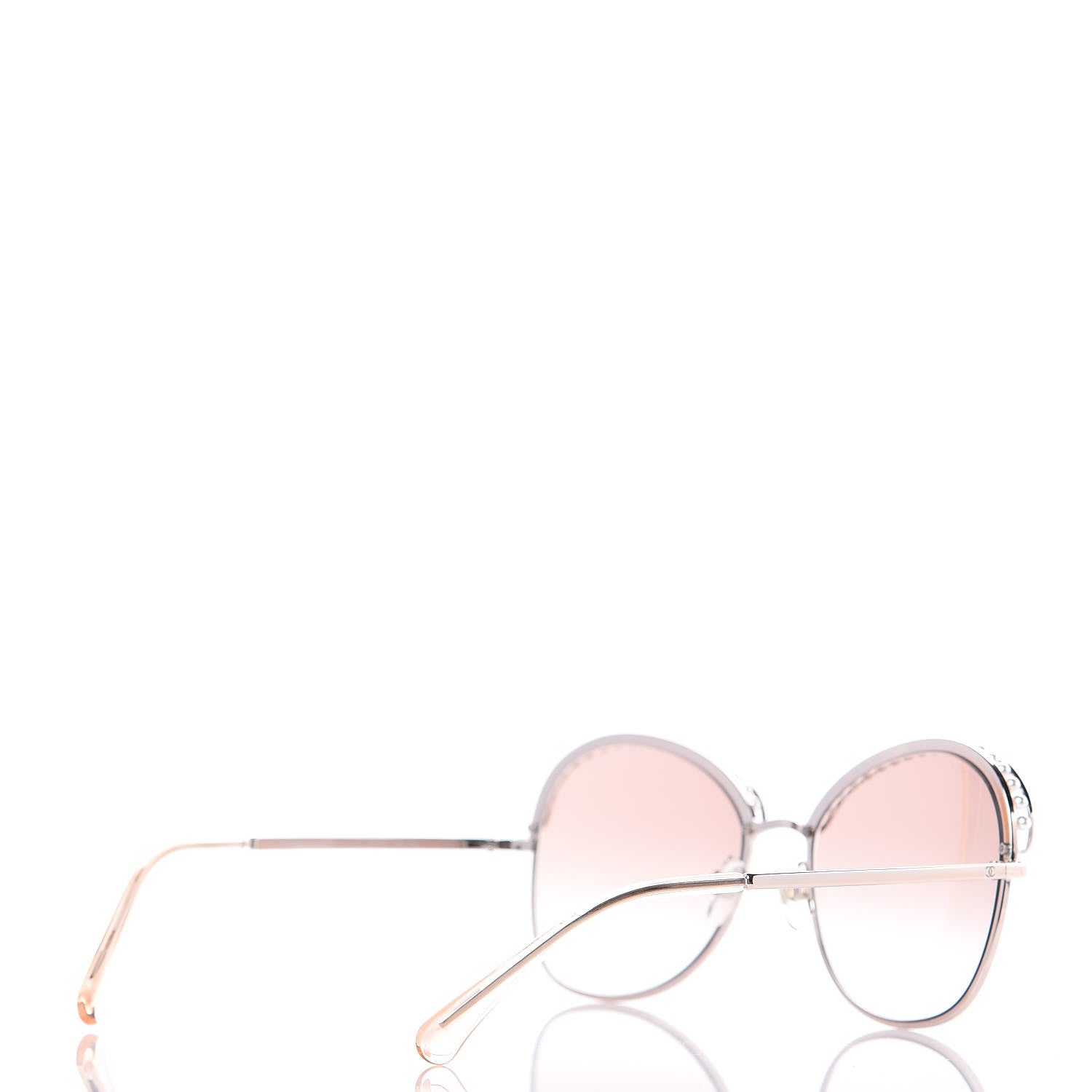 Chanel Pearl Sunglasses 4246-H Pink Gold 4 of 7