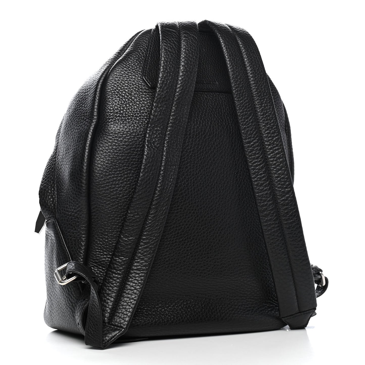 Grained Calfskin Backpack Black