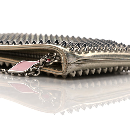 Christian Louboutin Metallic Specchio Spikes Loubiposh Chain Clutch Gold 11 of 13