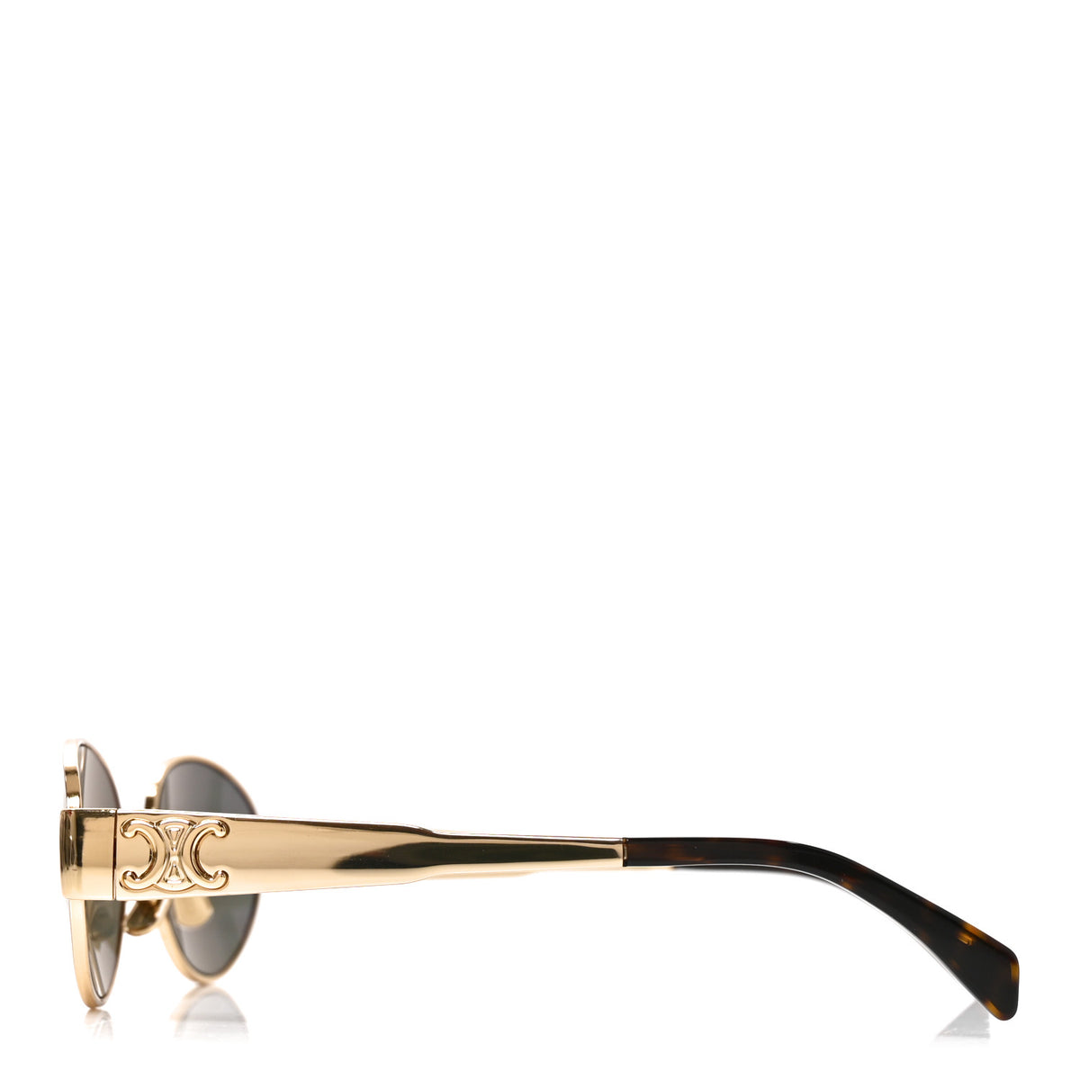 Metal Triomphe 01 Sunglasses CL40235U Gold Green