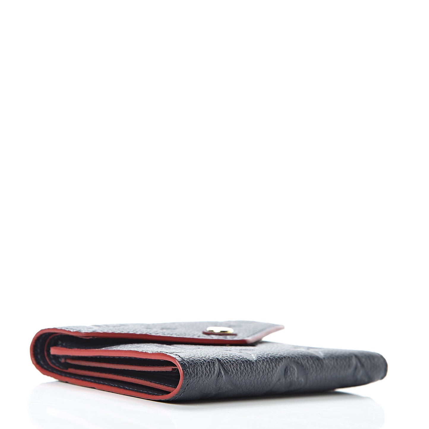 Empreinte Victorine Wallet Marine Rouge