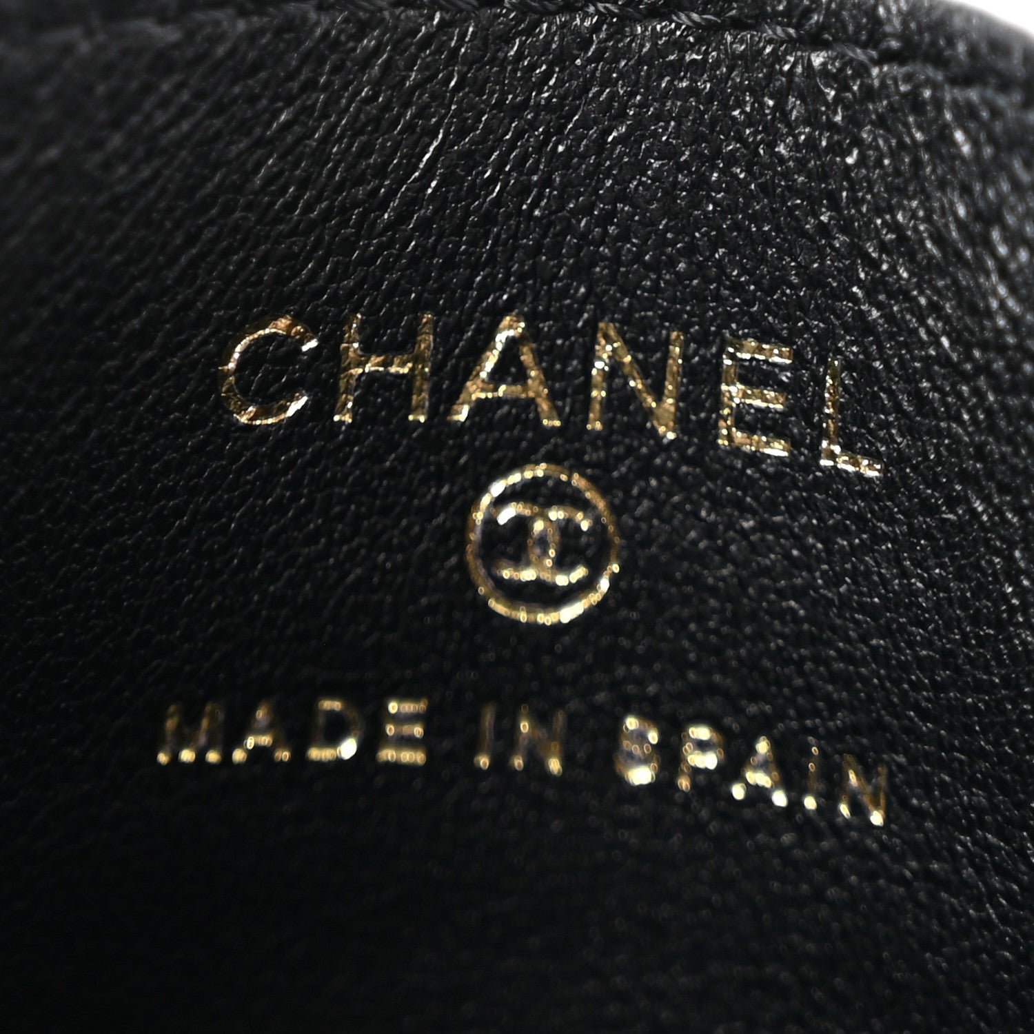 Chanel Calfskin Crocodile Embossed Crococo Card Holder Black 6 of 8