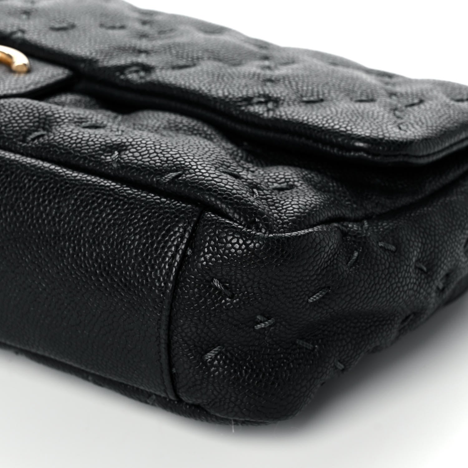 Chanel Caviar Stitched Flap Black 9 of 12