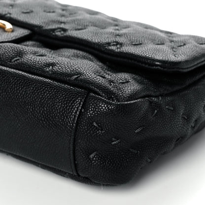 Chanel Caviar Stitched Flap Black 9 of 12