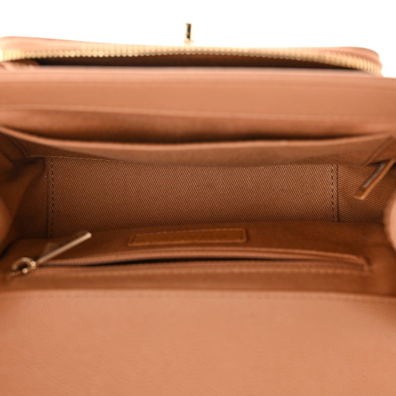 Chanel Caviar Quilted Small Business Affinity Flap Camel 5 of 13