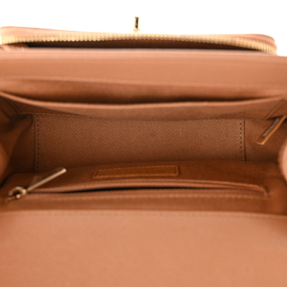 Chanel Caviar Quilted Small Business Affinity Flap Camel 5 of 13