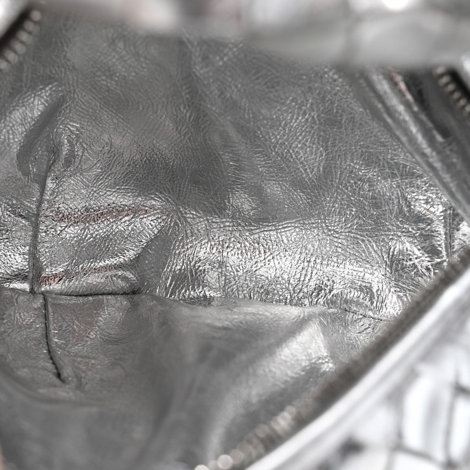 Bottega Veneta Metallic Nappa Intrecciato Mini Jodie Silver 5 of 11
