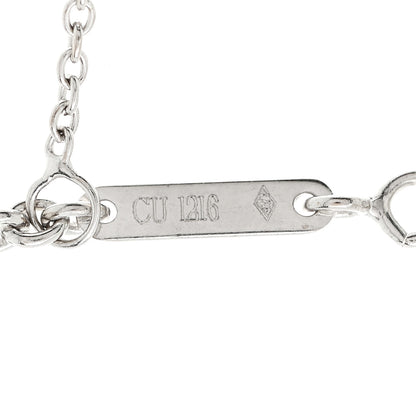 Cartier Platinum Diamond Cross Pendant Necklace 5 of 6