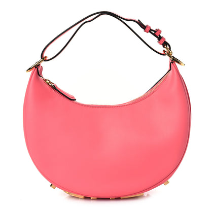 Fendi Vitello Grace Matte Small Fendigraphy Hobo Bag Pink Dalia 1 of 9