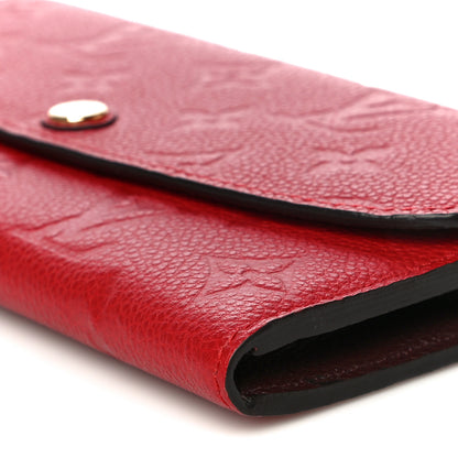 Louis Vuitton Empreinte Emilie Wallet Cherry 8 of 8