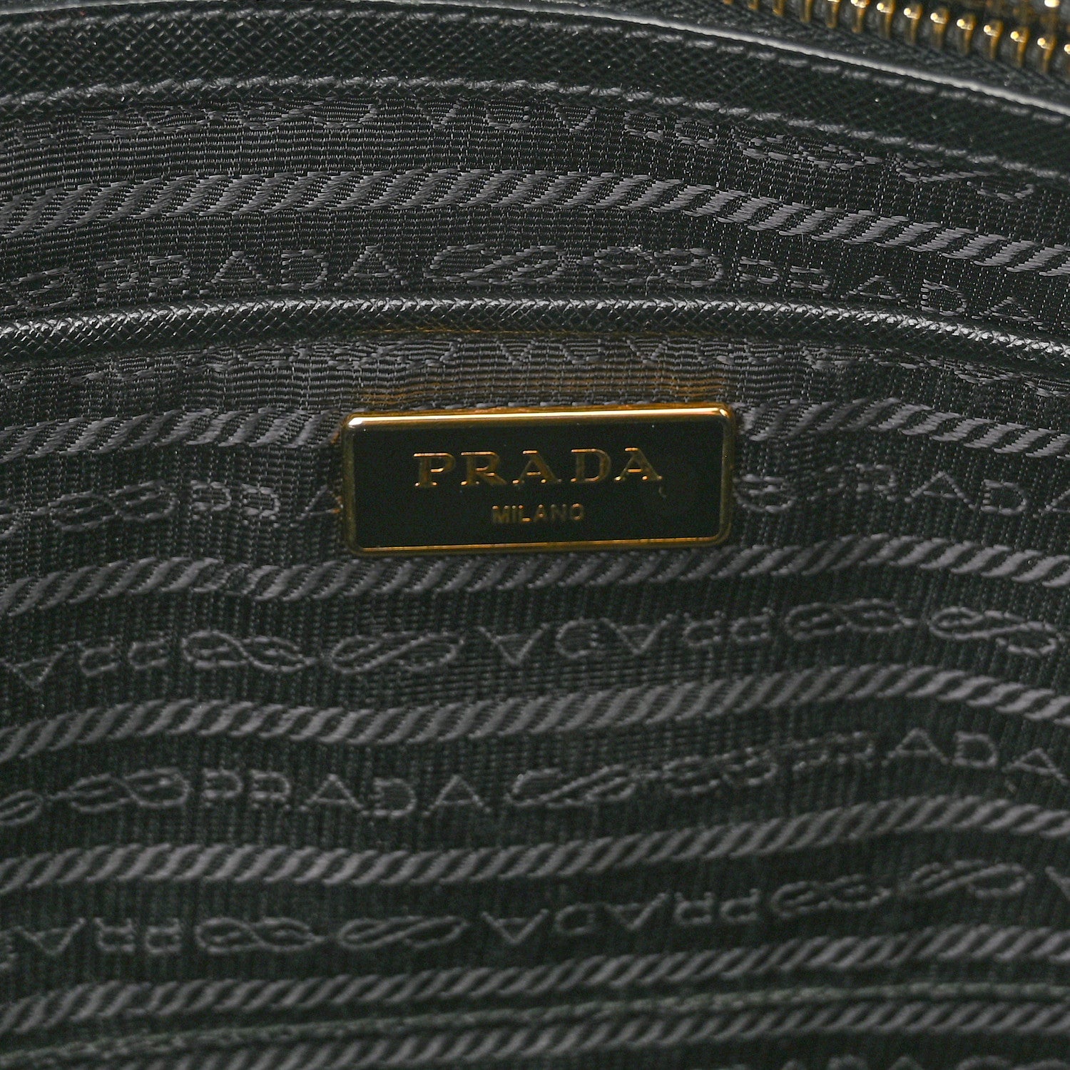 Prada Saffiano Medium Galleria Double Zip Tote Black 6 of 13