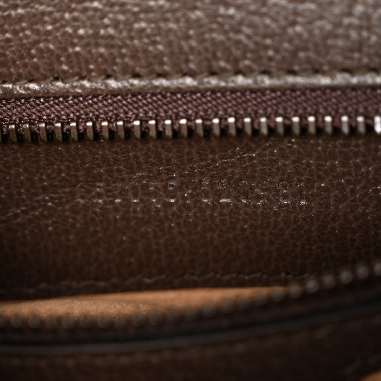 Gucci GG Supreme Monogram Textured Dollar Calfskin Web Small Ophidia Padlock Top Handle Bag Beige Ebony New Acero 8 of 11