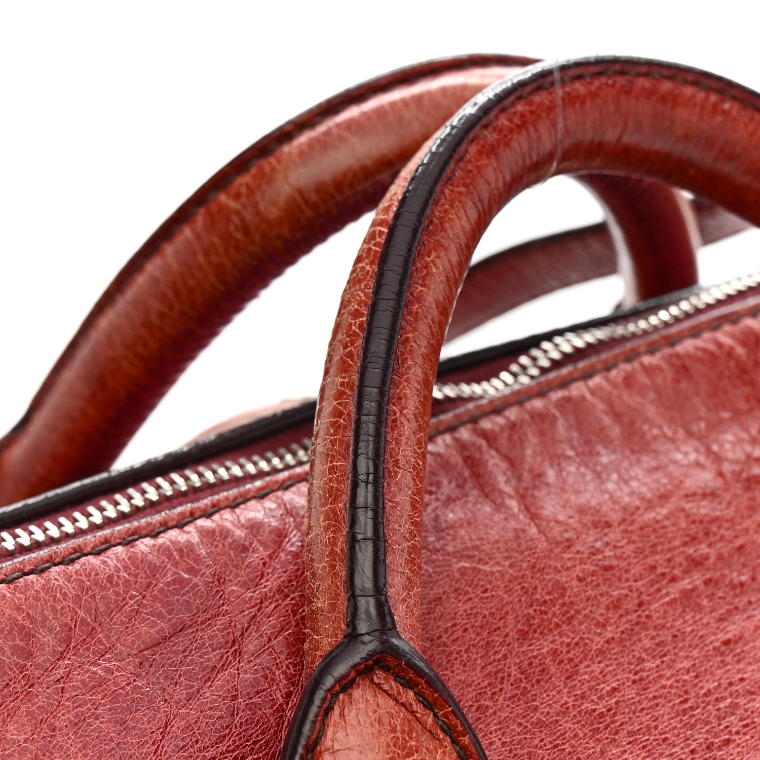 Miu Miu Vitello Lux Medium Bow Bag Amarena 13 of 14