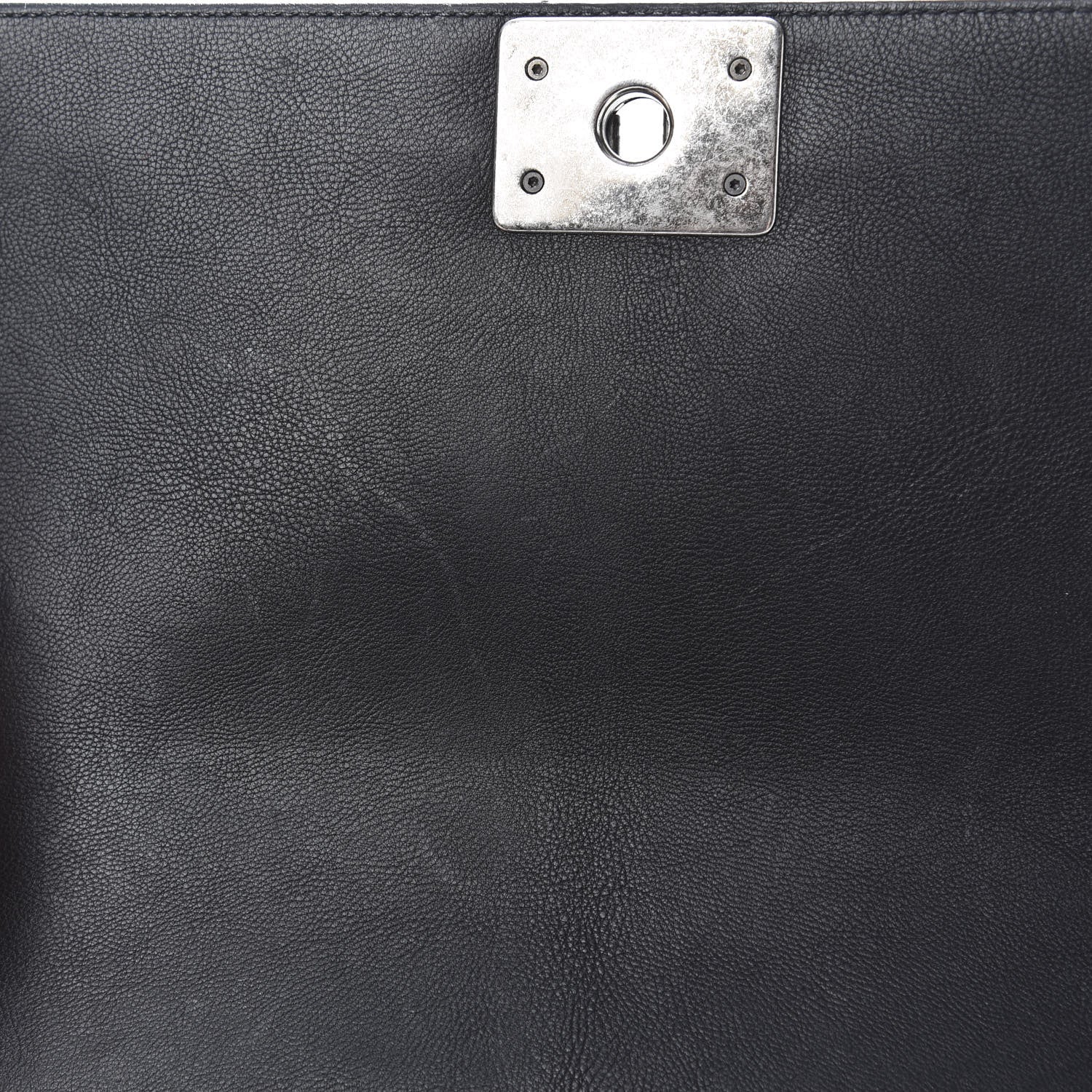 Chanel Calfskin Double Stitch Medium Boy Flap Black 12 of 12