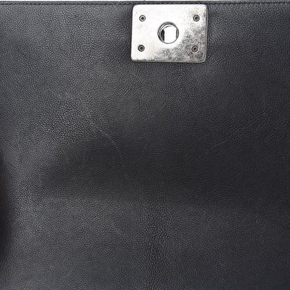 Chanel Calfskin Double Stitch Medium Boy Flap Black 12 of 12