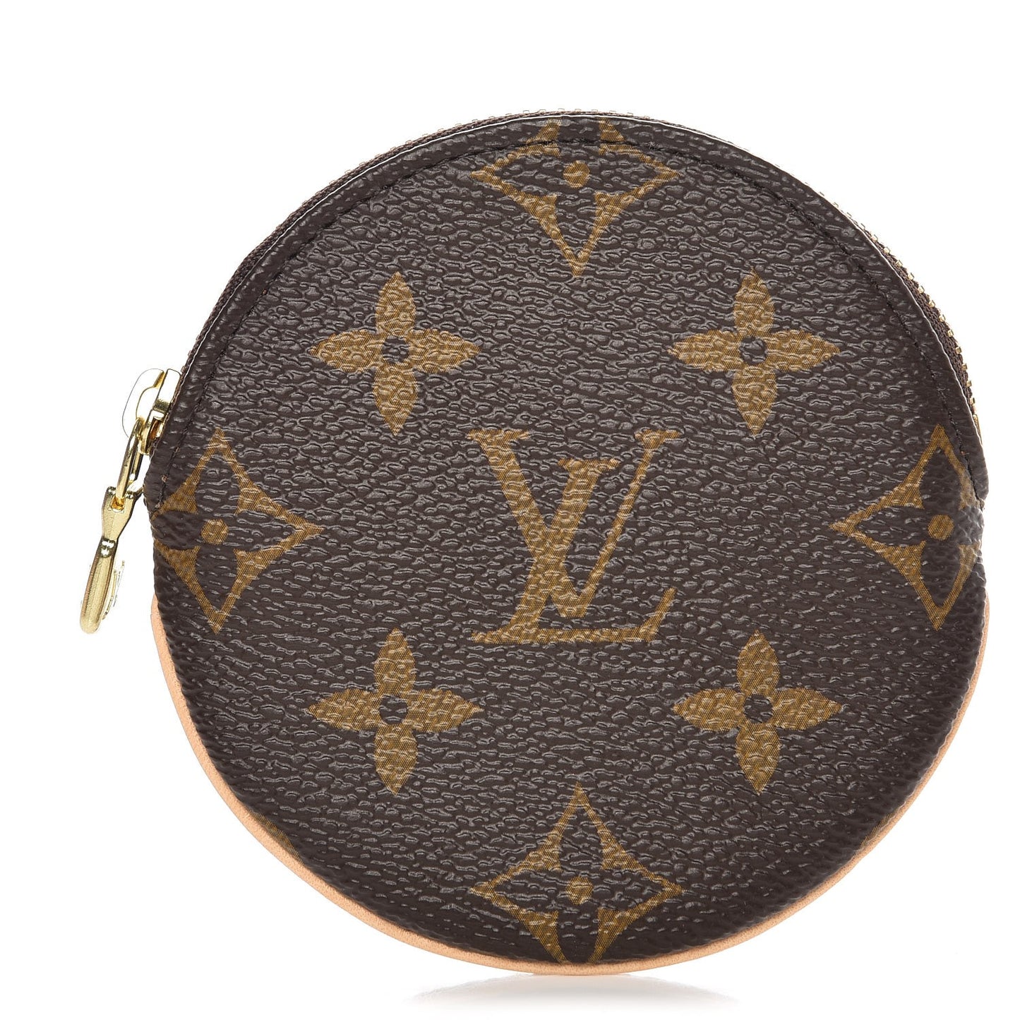 Monogram Round Coin Purse