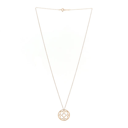 Tiffany 18K Yellow Gold Paloma Picasso Zellige Medallion Pendant Necklace 3 of 6