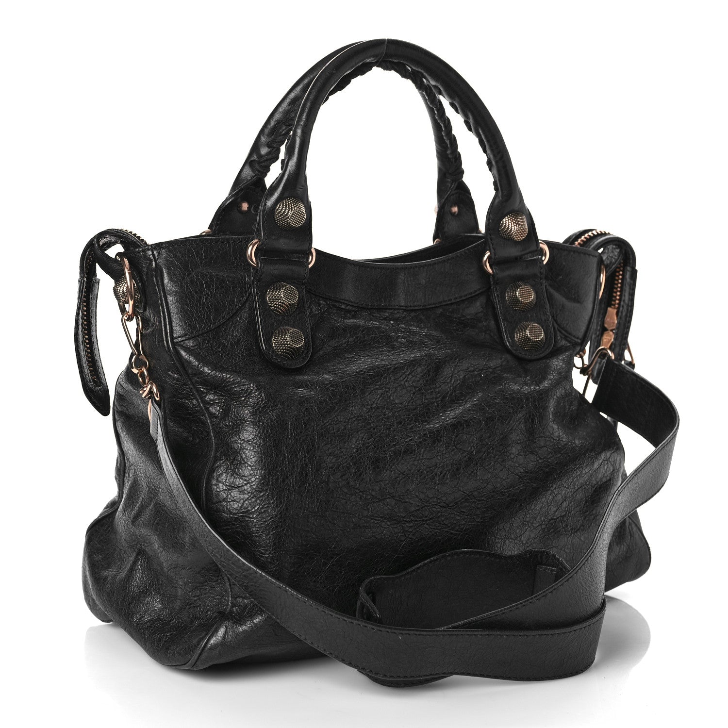 Balenciaga Agneau Giant 21 Rose Gold Hardware Velo Black 2 of 15