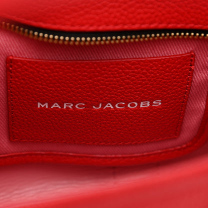 Marc Jacobs Grained Calfskin Small The Tote Bag True Red 9 of 12