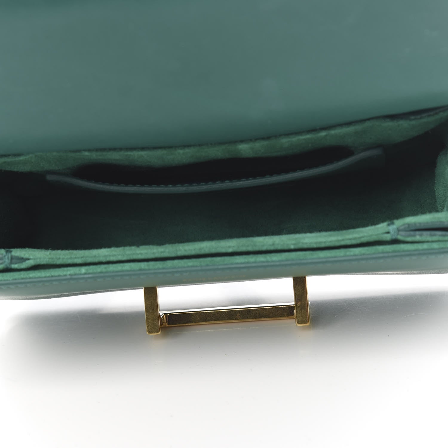 Saint Laurent Calfskin Small Classic Lulu Bag Green 5 of 10