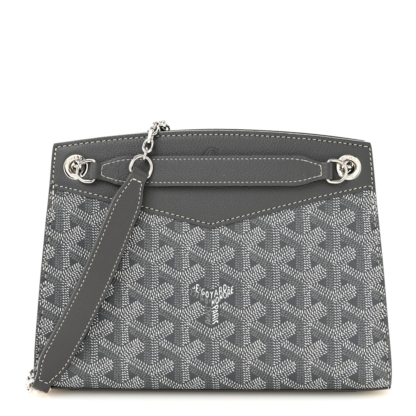 Goyardine Mini Rouette Structure Grey