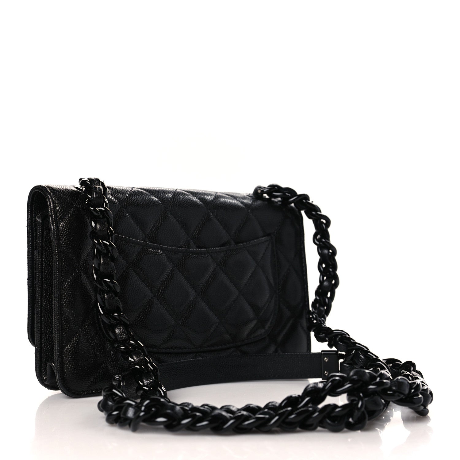 Chanel Caviar Quilted My Everything Wallet On Chain WOC Black 3 of 11