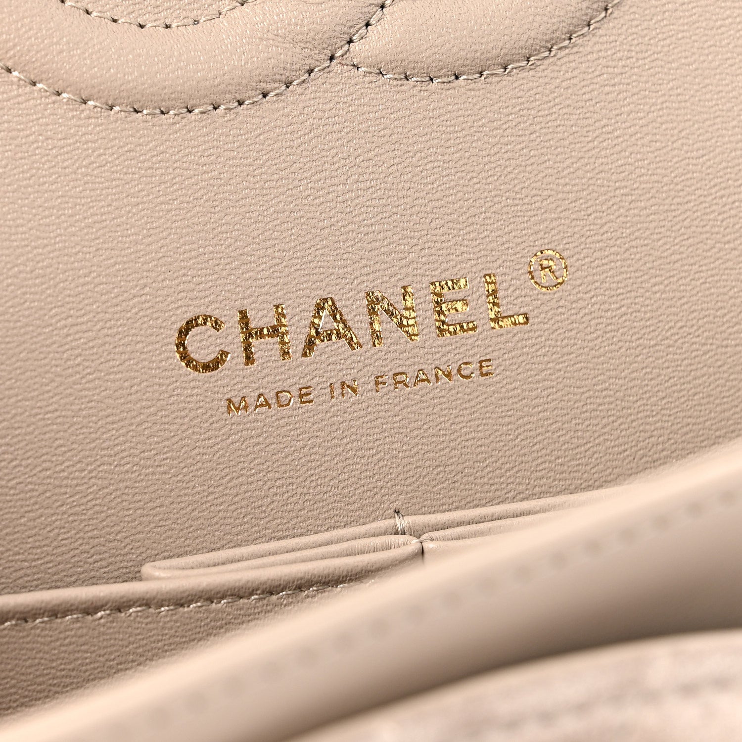 Chanel Suede Quilted Medium Double Flap Grey 5 of 11