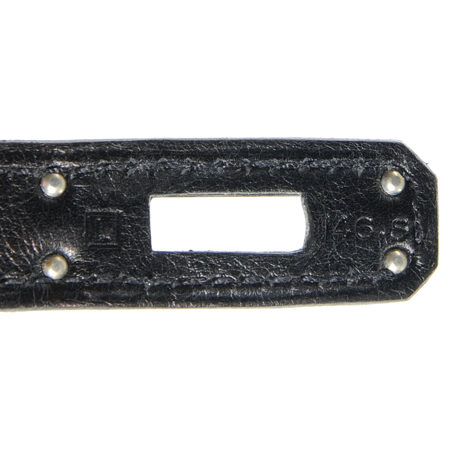 Hermes Swift Kelly Cut Clutch Pochette Black 7 of 8