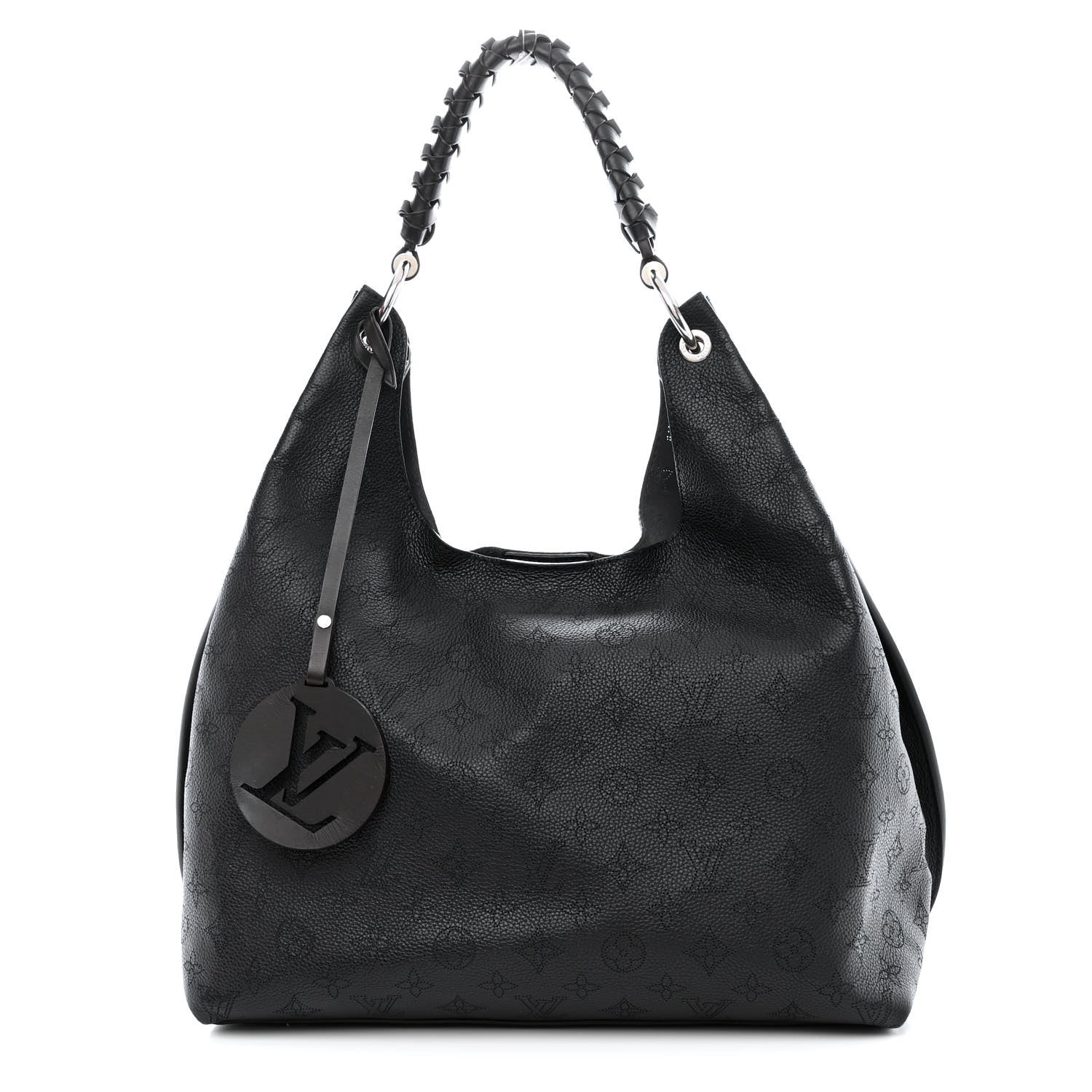 Louis Vuitton Mahina Carmel Hobo Black 1 of 9