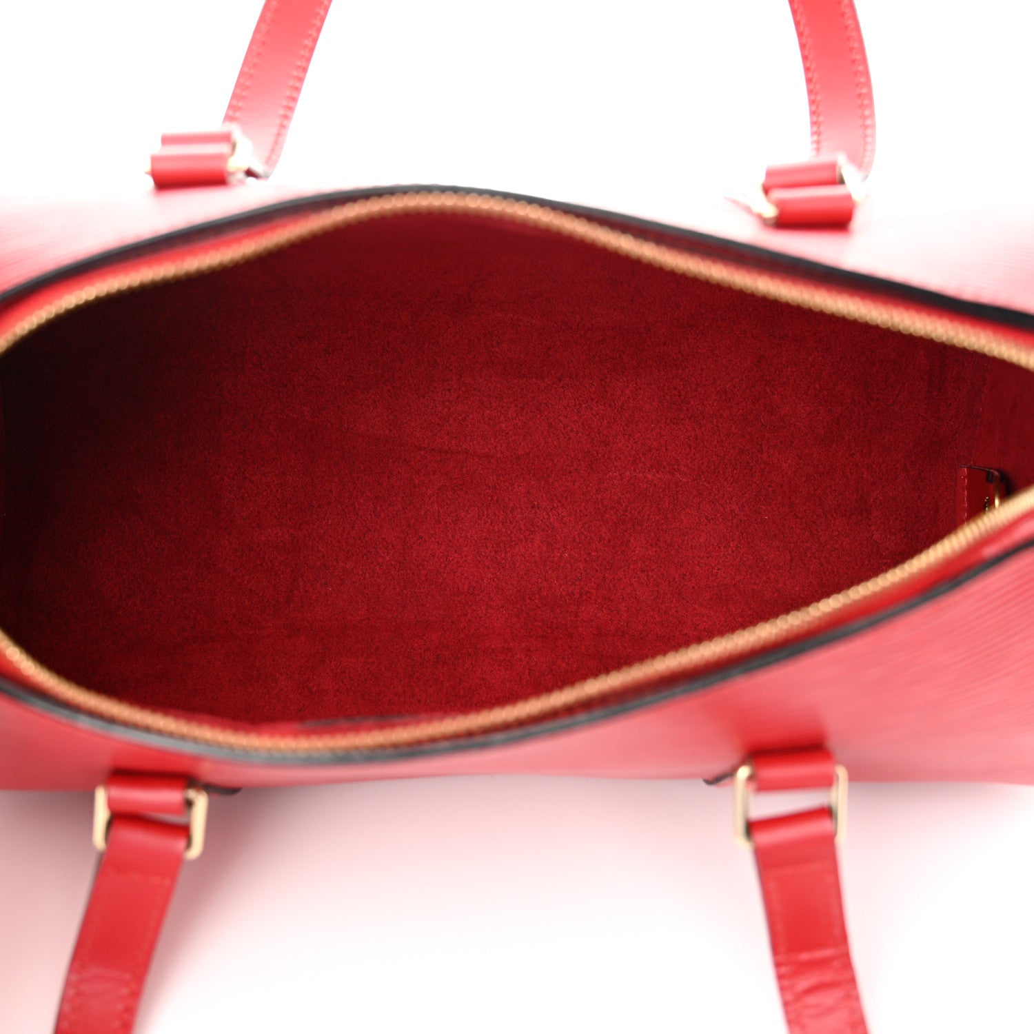 Louis Vuitton Epi Soufflot Castillan Red 6 of 18