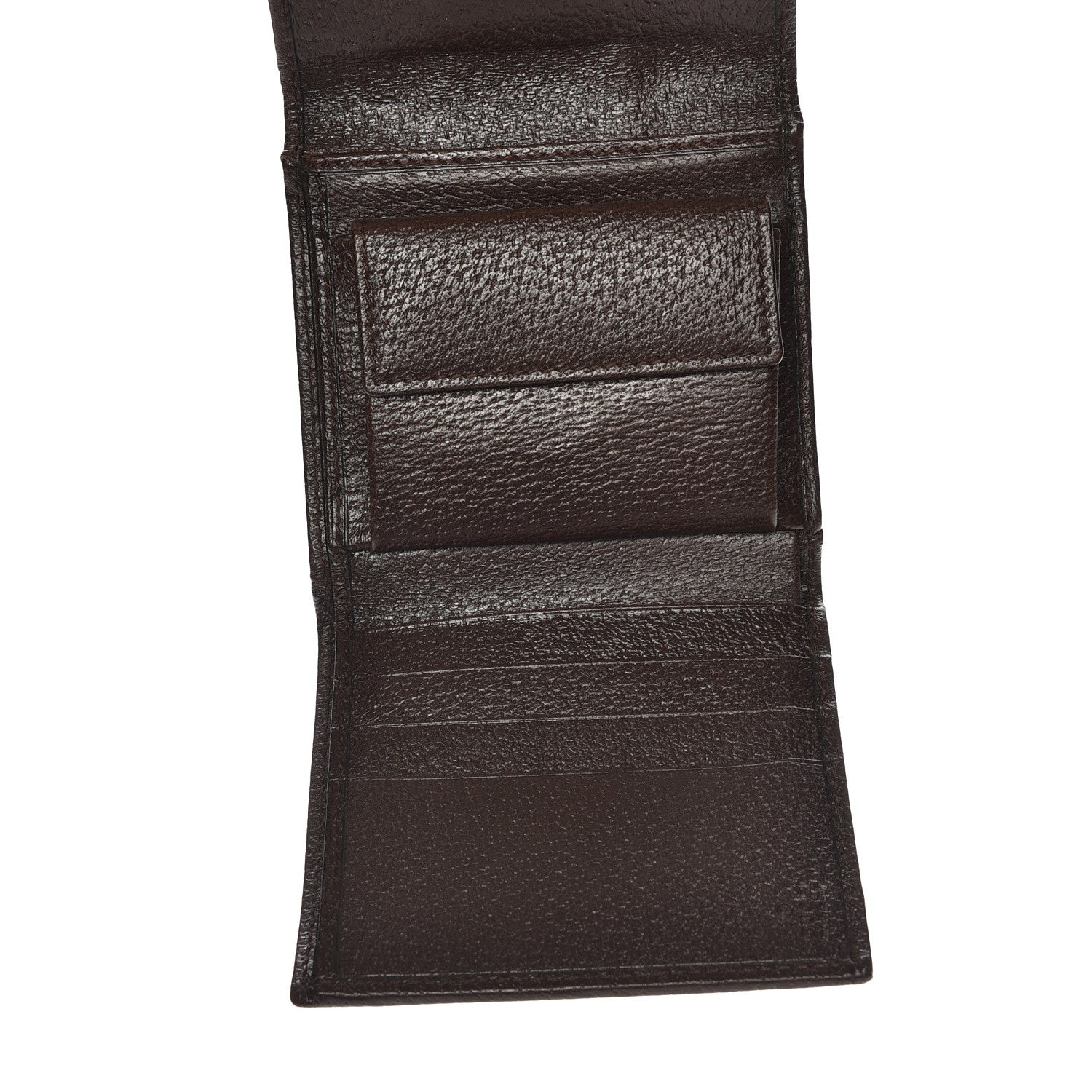 Gucci Monogram Web Compact Wallet Dark Brown 5 of 8
