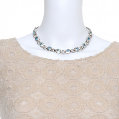 David Yurman Sterling Silver Blue Topaz Renaissance Necklace 2 of 5