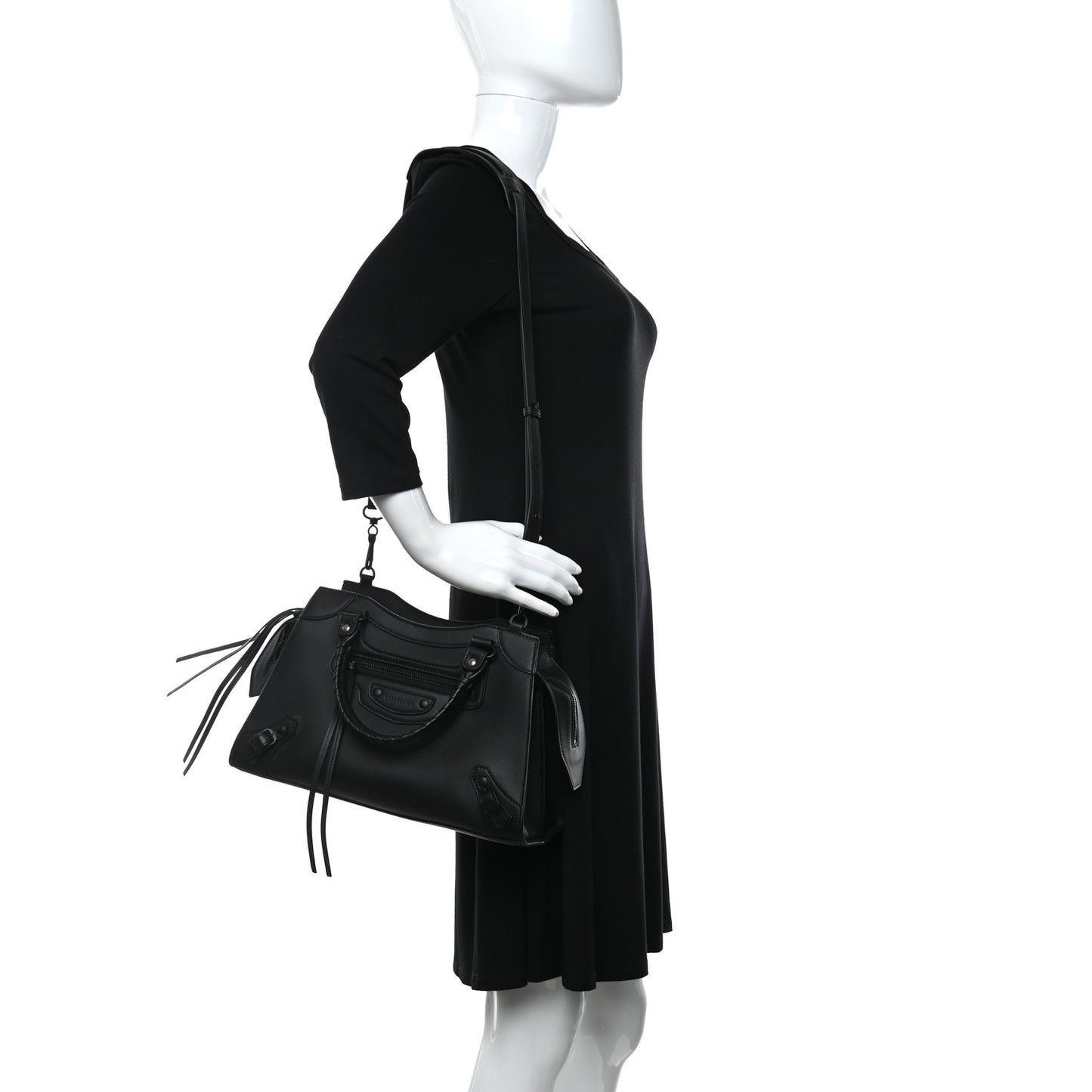 Smooth Calfskin Neo Classic Black Hardware S City Black