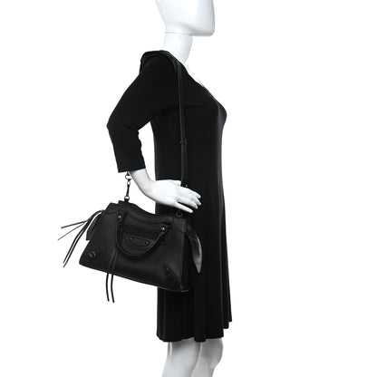 Balenciaga Smooth Calfskin Neo Classic Black Hardware S City Black 2 of 10