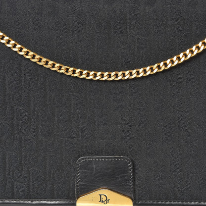 Christian Dior Monogram Chain Flap Black 9 of 9