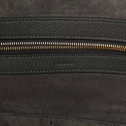 Celine Soft Grained Calfskin Small Belt Cabas Phantom Grey 7 of 11