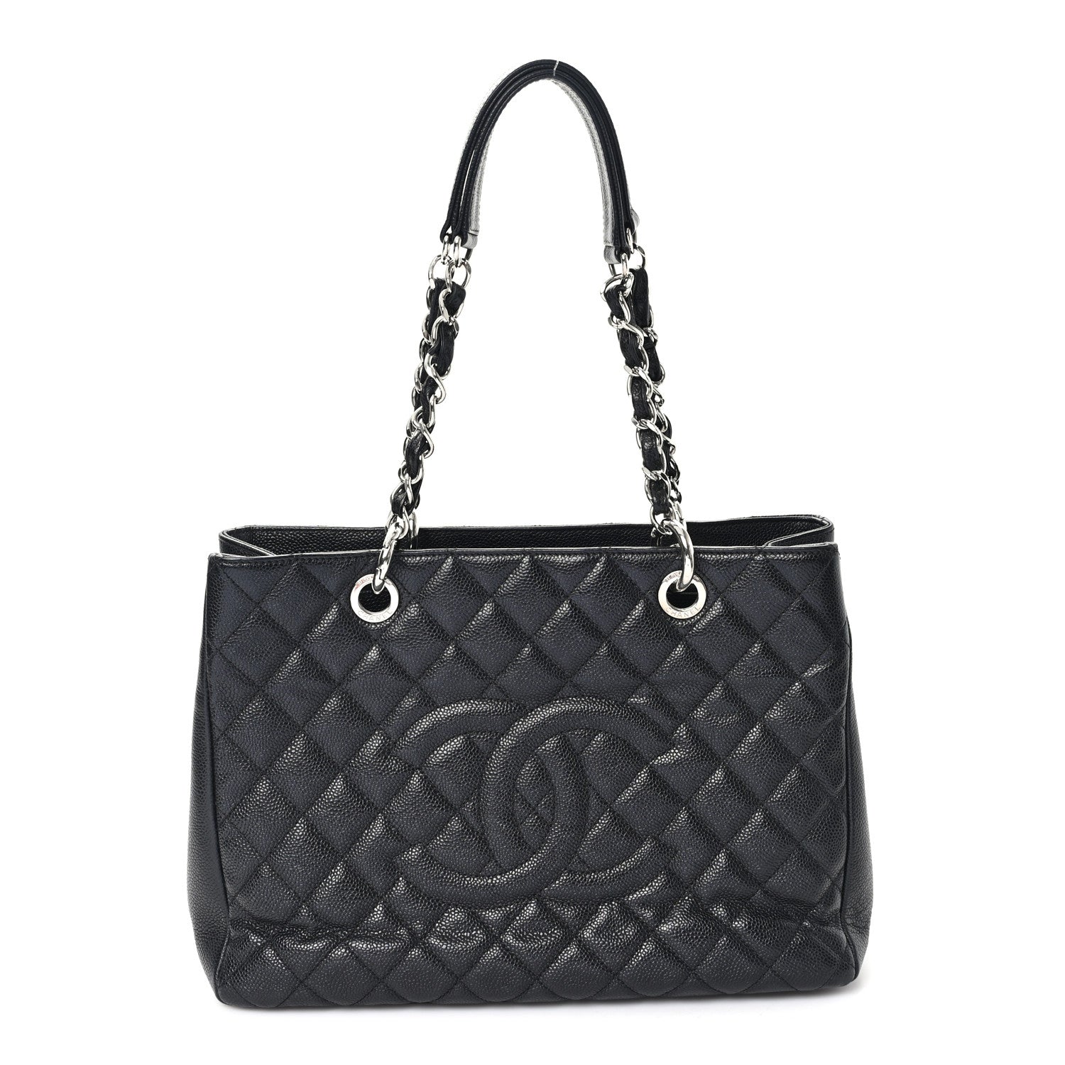 Chanel Caviar Quilted Grand Shopping Tote GST Black 1 of 11
