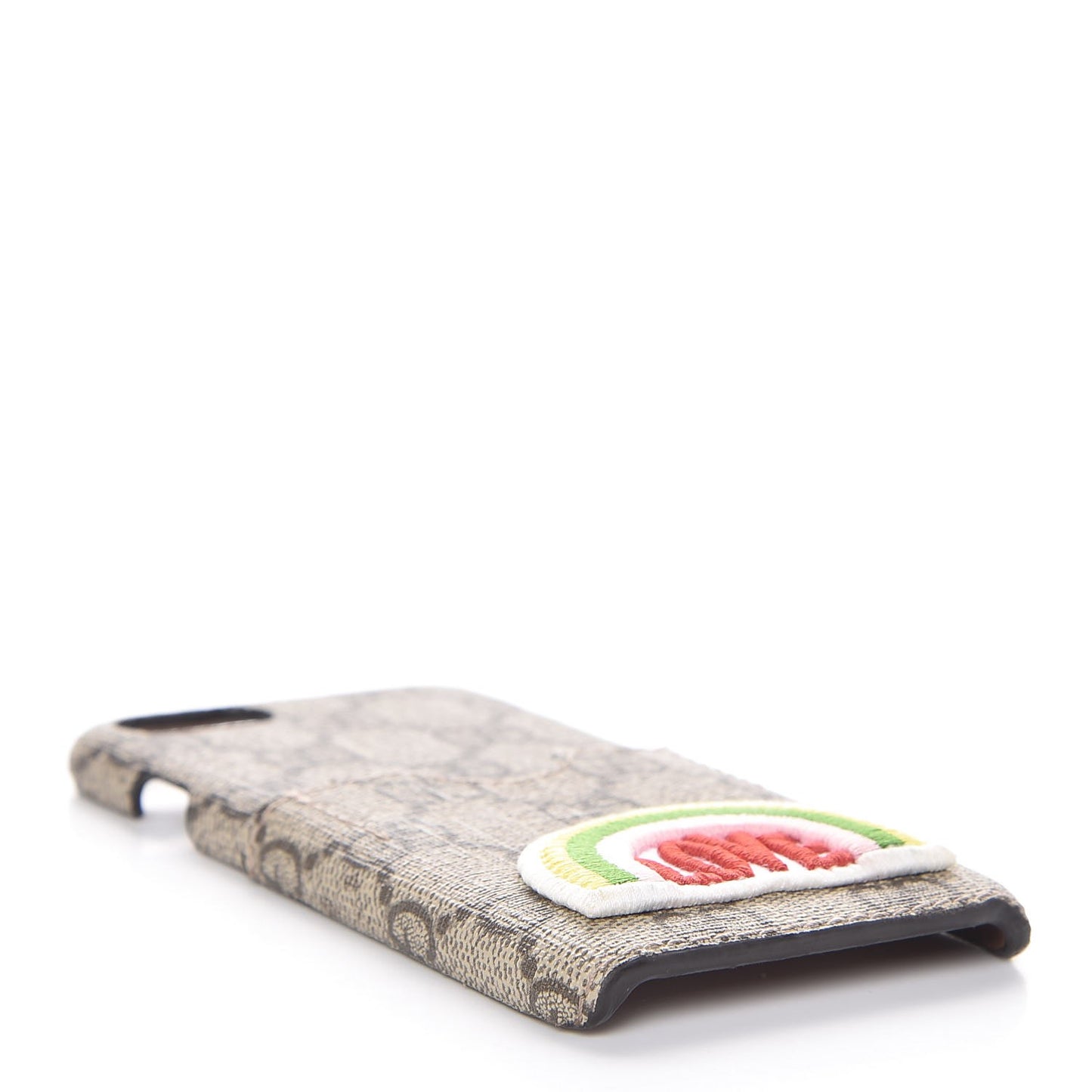 GG Supreme Monogram Embroidered Rainbow iPhone 7 Case