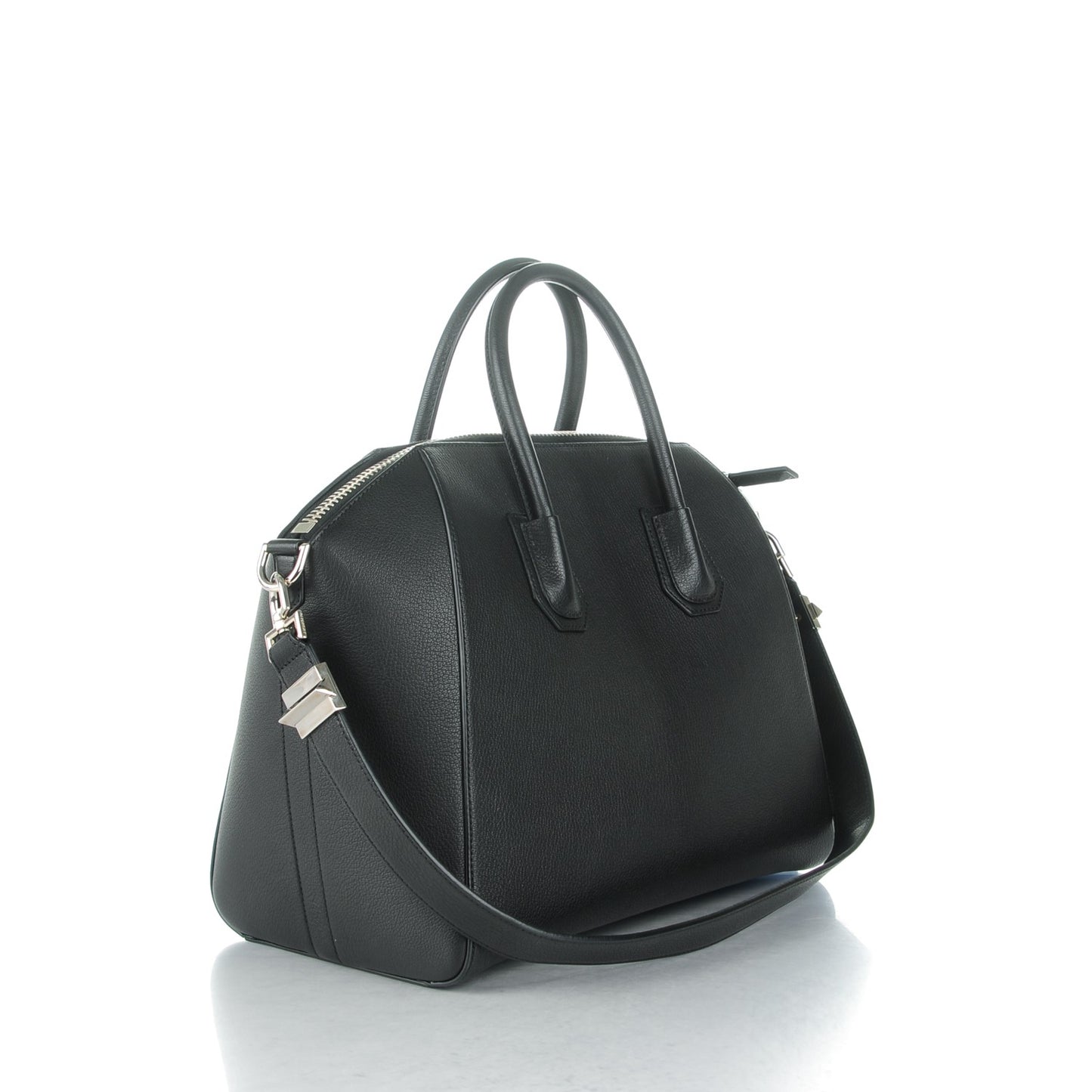 Sugar Goatskin Medium Antigona Black
