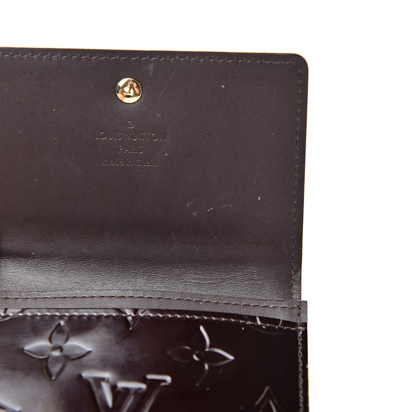 Vernis Business Card Holder Amarante