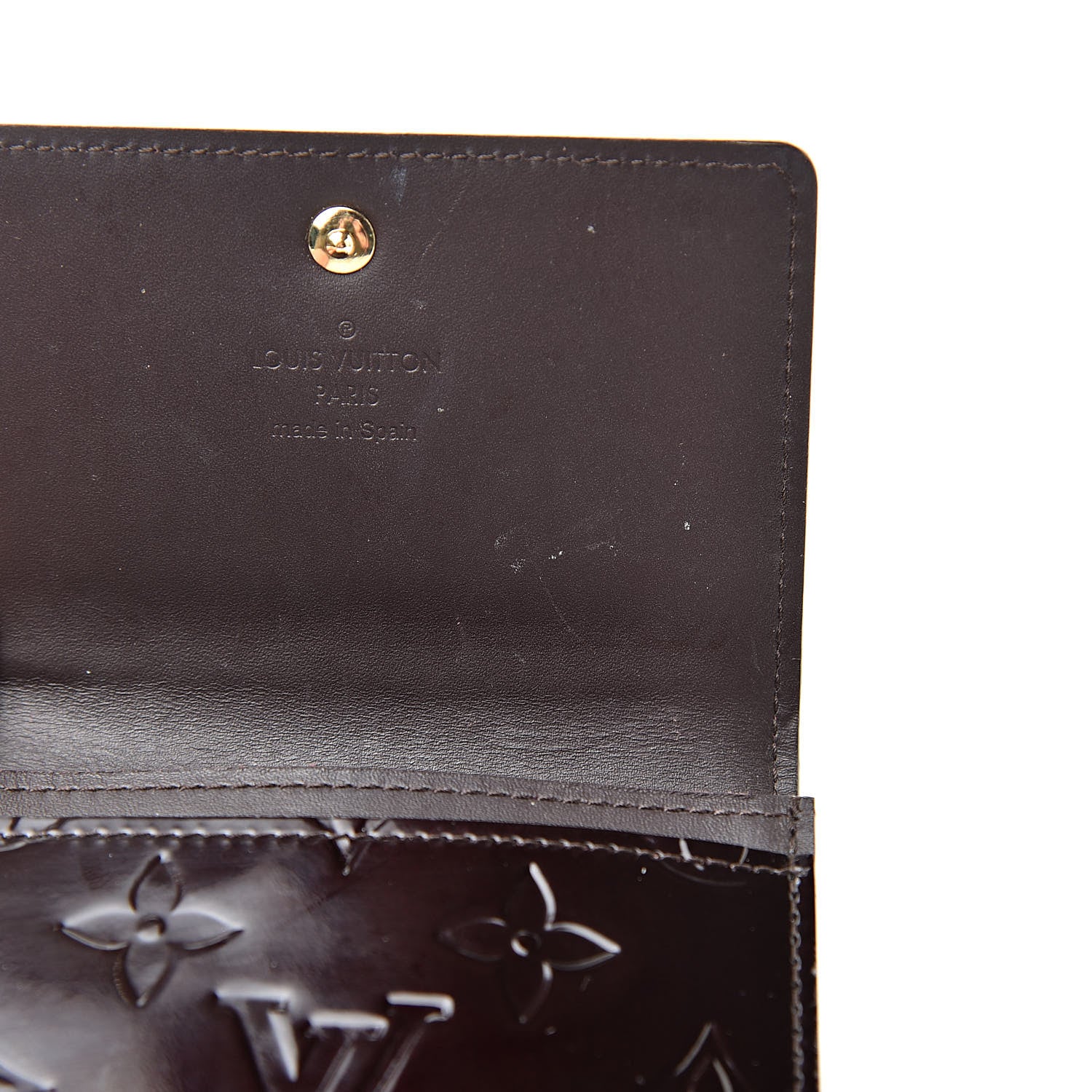 Louis Vuitton Vernis Business Card Holder Amarante 7 of 9