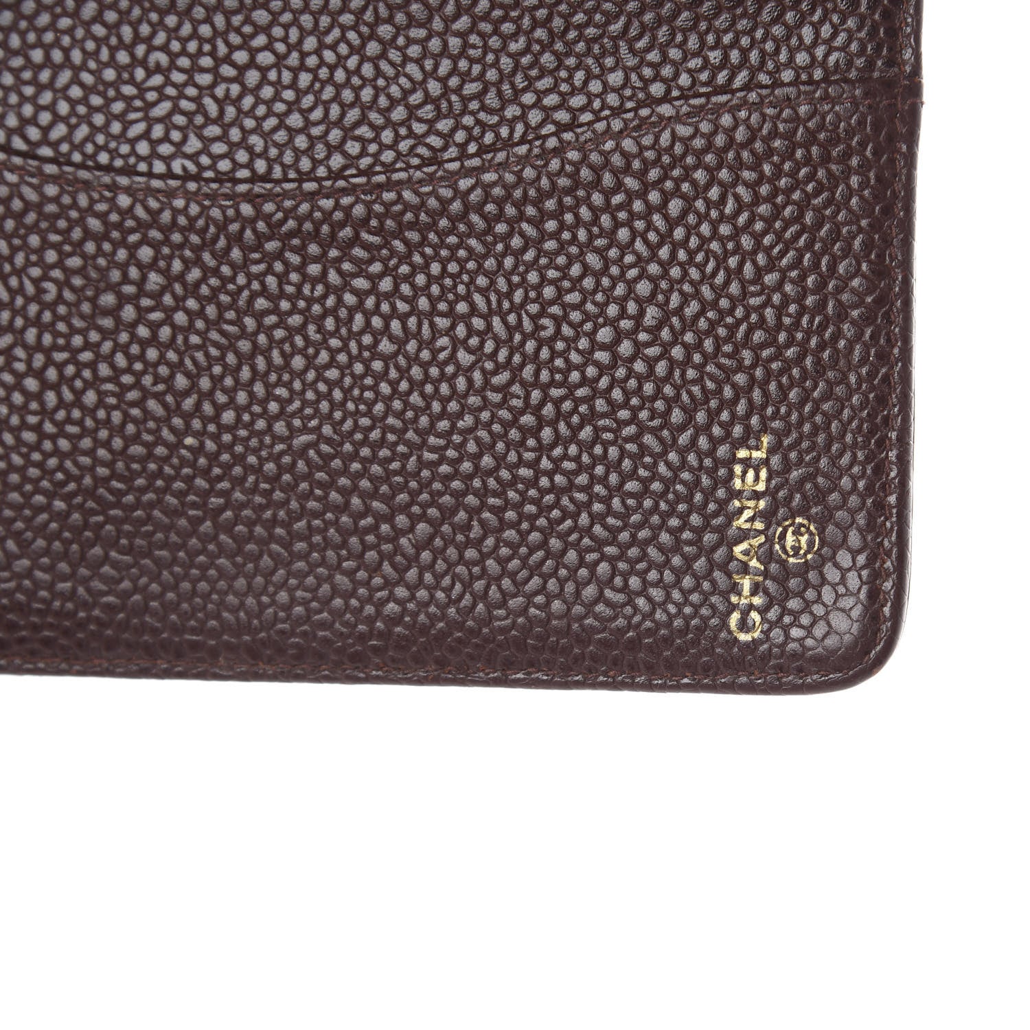 Chanel Caviar CC Small Ring Agenda Planner Brown 5 of 6