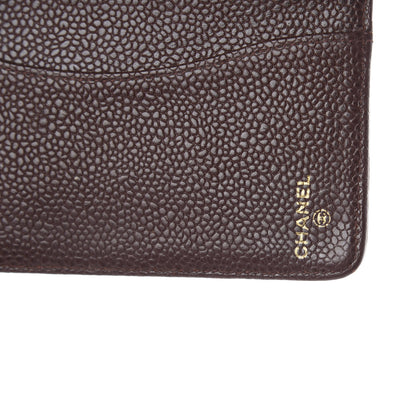 Chanel Caviar CC Small Ring Agenda Planner Brown 5 of 6